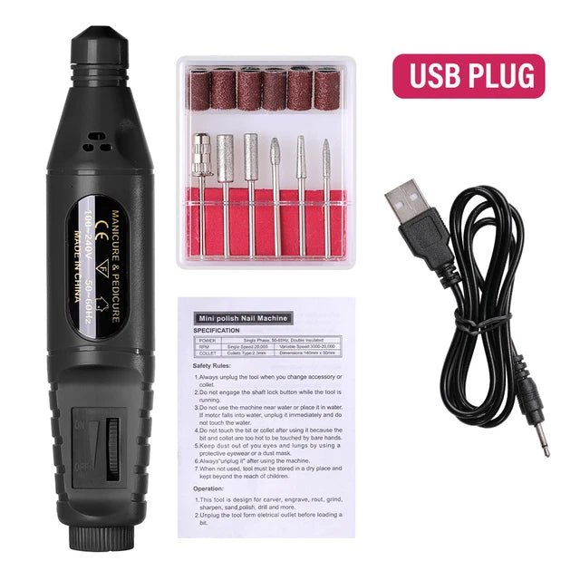 Electric Nail Drill Machine