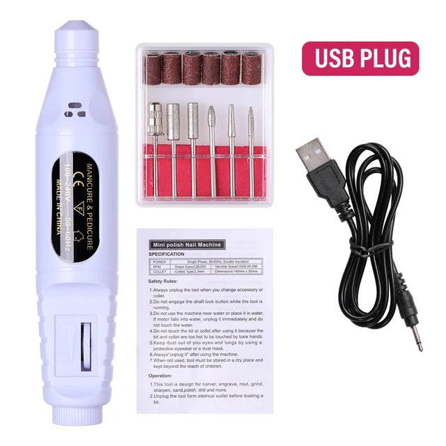 Electric Nail Drill Machine