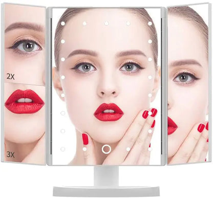 LED Touch Screen Makeup Mirror