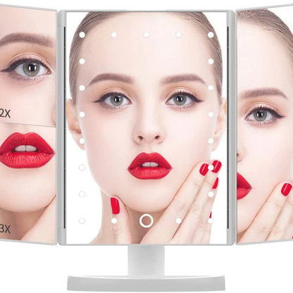 LED Touch Screen Makeup Mirror